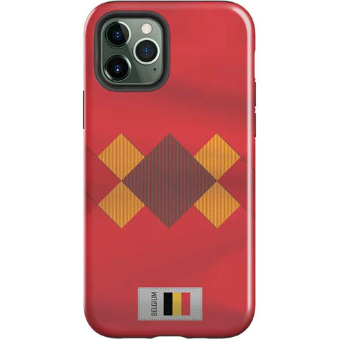 Belgium Soccer Flag iPhone 12 Pro Impact Case